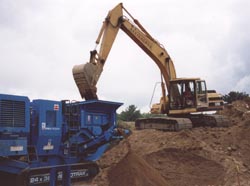 Crushing Cape Cod, Screening Cape Cod, asphalt crushing, concrete crushing