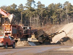 We offer on site crushing and on site screening services, as well as concrete crushing and asphalt crushing.