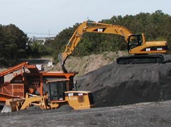 Sandwich crushing, barnstable crushing, hyannis crushing, Screening Cape Cod, asphalt crushing, concrete crushing