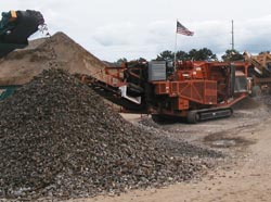 Mashpee crushing, bourne crushing, Screening Cape Cod, asphalt crushing, concrete crushing